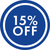 15% OFF