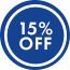 15% OFF