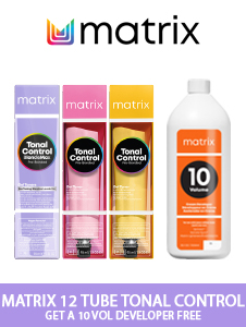 Matrix Tonal Control 12 Tube Deal - Get FREE 10 Vol Developer