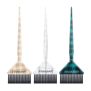 Framar Plaid Hair Day Big Daddy Tint Brush Set - 3Pc