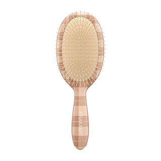 Framar Plaid Hair Day Detangling Brush - Rory