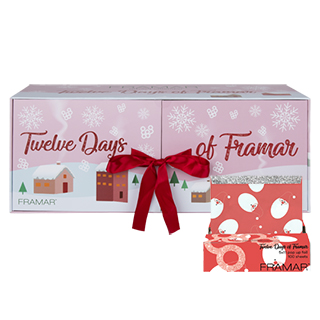 Framar 12 Days Of Framar Foil Advent Calendar includes 12 packs of 100 Sheets Pop Up Foil