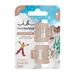 Invisibobble Apres Ski Collection - Clipstar Shimmer 2pc