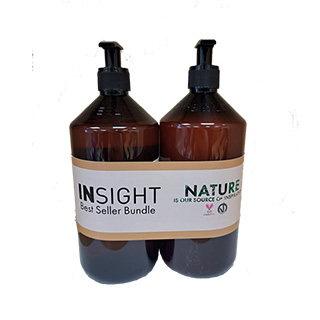 Insight 900ml Shampoo and Conditioner Duo - For Dry Frizzy Hair