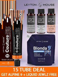 2025 Leyton House Colour Deal - Buy 15 Tubes get 1 Alpine 9 and Chrome, Smoke & Peach Melba Liquid J