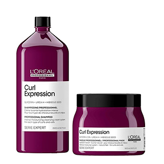 Serie Expert Litre Duo - Curl Expressions (litre shampoo and 500ml mask)