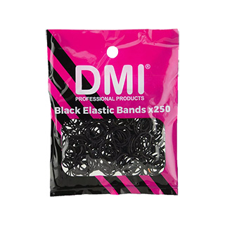 DMI Elastic Bands Black 250pk