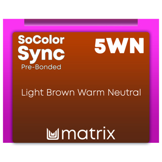 New Color Sync Pre-Bonded 5WN Light Brown Warm Neutral 90ml