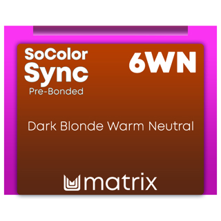 New Color Sync Pre-Bonded 6WN Dark Blonde Warm Neutral 90ml