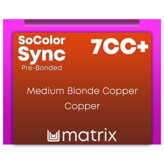New ColorSync Pre Bonded 7CC+ Medium Blonde Coppeer Copper 90ml