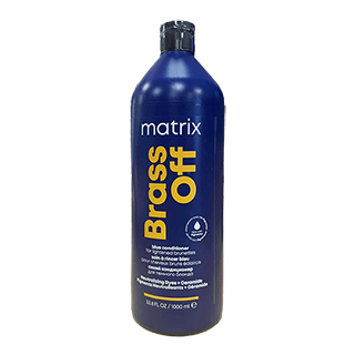 Matrix Brass Off Blue Pigmented Conditioner to Neutralise Brassy Tones 1000ml