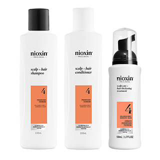 Nioxin 3 Step System Kit 4 for Coloured Hair with Progressed Thinning