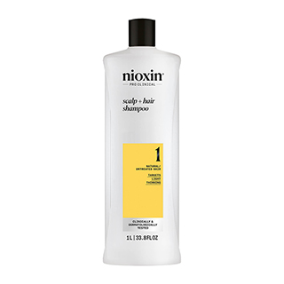 Nioxin Shampoo System 1 1000ml for Natural Hair with Light Thinning