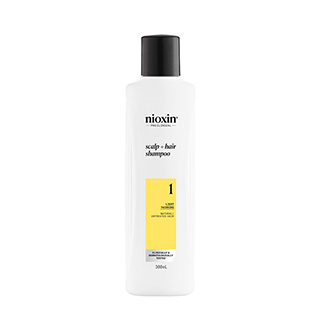 Nioxin Shampoo System 1 300ml for Natural to Thinning Hair