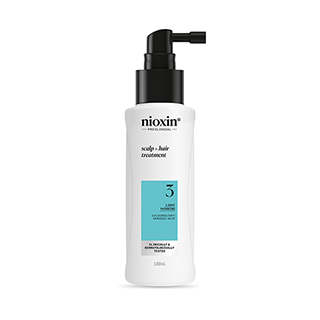 Nioxin System 3 Leave In Scalp and Hair Treatment 100ml for Coloured Hair With Light Thinning