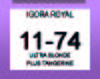 IGORA ROYAL PEARLESCENCE 11-74 ULTRA BLONDE PLUS TANGERINE 6
