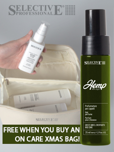 2024 Buy A Selective Professional Oncare Rebuild or Hemp Xmas Bag and Get A Hemp Mini Perfume Spray 